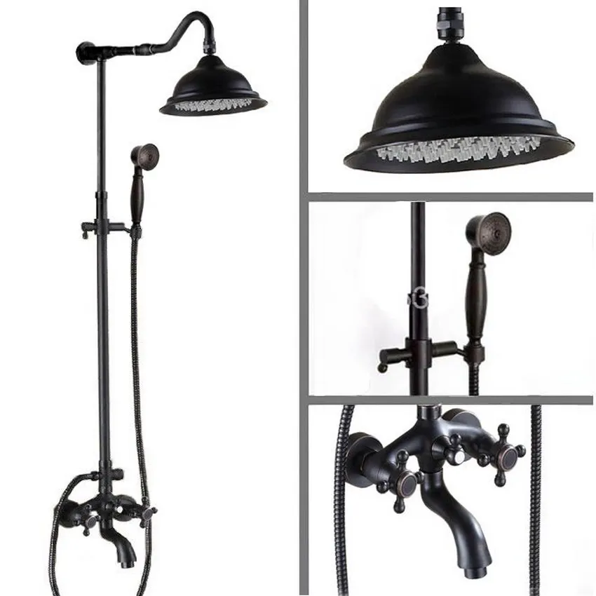 8.2 inch Large Shower Head Black Oil Rubbed Antique Brass Wall Mounted Bathroom Rainfall Shower Tub Mixer Tap Faucet Set ars751
8.2 inch Large Shower Head Black Oil Rubbed Antique Brass Wall Mounted Bathroom Rainfall Shower Tub Mixer Tap Faucet Set ars751