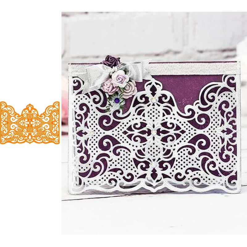 Lace Frame Metal Cutting Dies for Scrapbooking 2019 Paper Craft Embossing Die Card Making Stencils Knife Mould
Lace Frame Metal Cutting Dies for Scrapbooking 2019 Paper Craft Embossing Die Card Making Stencils Knife Mould