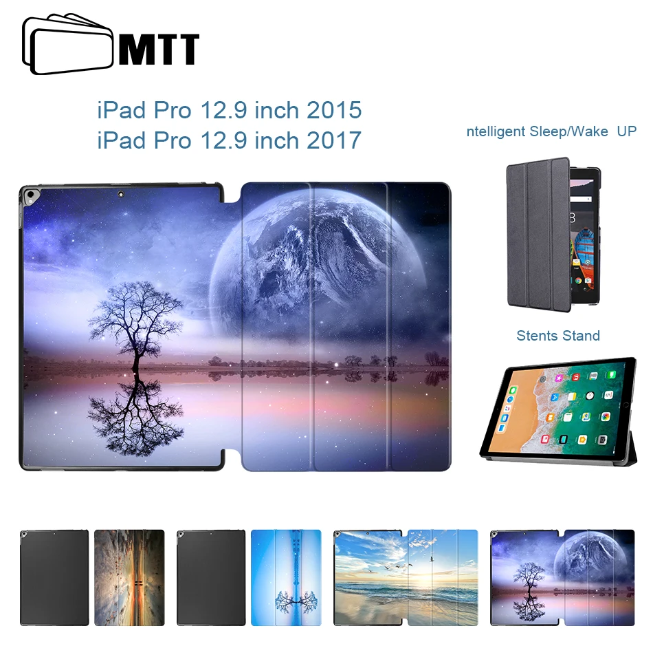 MTT Smart Cover For iPad Pro 12.9 inch A1584 A1652 A1670 A1671 PU Leather Flip Stand Tablet Case 12.9'' Auto Sleep/Wake Up Shell
MTT Smart Cover For iPad Pro 12.9 inch A1584 A1652 A1670 A1671 PU Leather Flip Stand Tablet Case 12.9'' Auto Sleep/Wake Up Shell