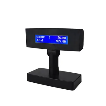 LCD210B Small Size LCD Customer Pole 2 Lines For Retail Shop POS System Customer Display 40 Characters
LCD210B Small Size LCD Customer Pole 2 Lines For Retail Shop POS System Customer Display 40 Characters