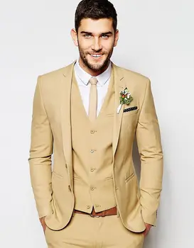 2017 Wedding Super Skinny Fit Suit In Camel Man Suit Custom Made Tuxedos Groomsman Suit Dinner Suit (Jacket+Pants+Vest+ tie)
2017 Wedding Super Skinny Fit Suit In Camel Man Suit Custom Made Tuxedos Groomsman Suit Dinner Suit (Jacket+Pants+Vest+ tie)