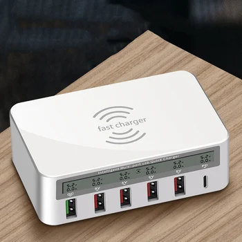 For iPhone iPad Tablet Huawei Travel Charger Adapter EU US Plug Universal 5 Ports USB Wireless Charger Adapter
For iPhone iPad Tablet Huawei Travel Charger Adapter EU US Plug Universal 5 Ports USB Wireless Charger Adapter
