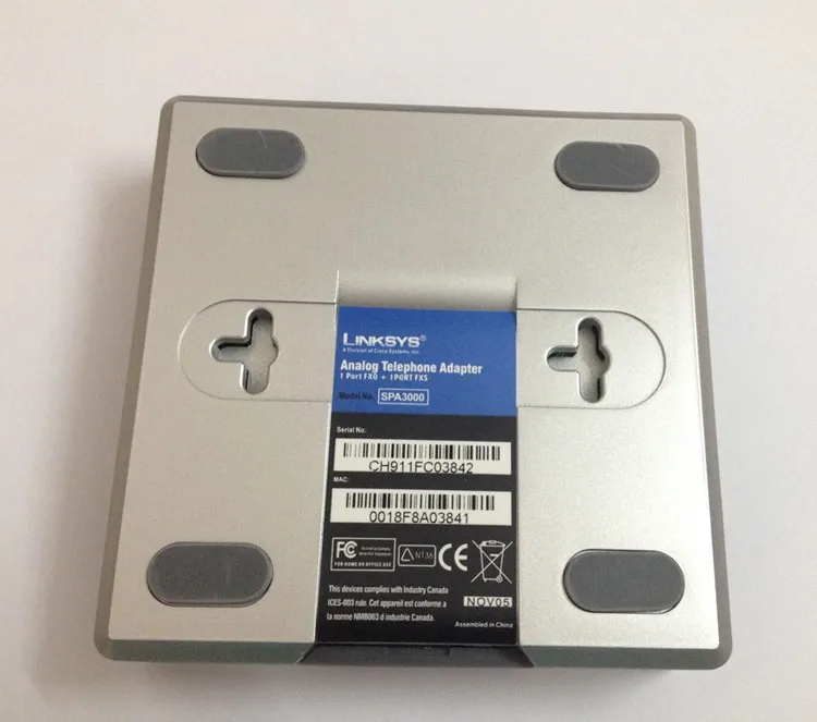 Free shipping UNLOCKED Welcome Unlocked Linksys SPA3000 Phone Adapter VoIP Gate way VoIP FXS FXO PSTN SPA3000