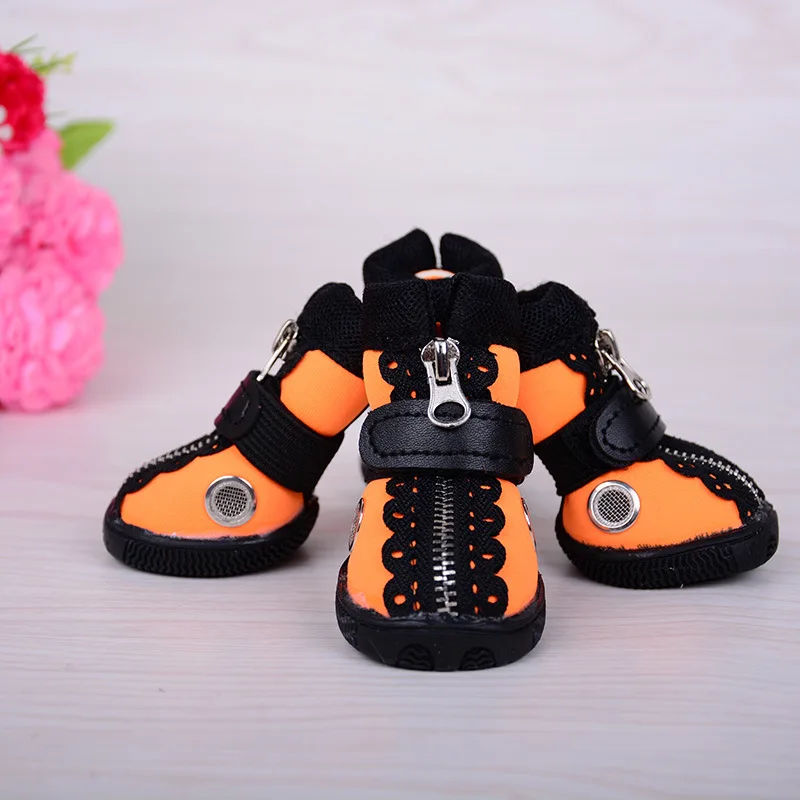4 pcs/set Luxury Pet Dog shoes Non-slip wear-resistant Boots Diving Fabric flexible breathable comfort leather shoes For Puppy
4 pcs/set Luxury Pet Dog shoes Non-slip wear-resistant Boots Diving Fabric flexible breathable comfort leather shoes For Puppy