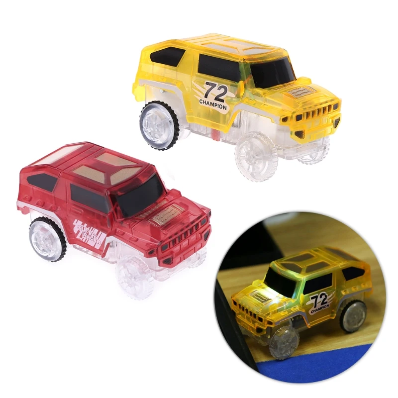 HBB Children Cars Toys LED Light Up Car For Magic Track Electronic Cars Toy With Flashing Light Best Gift for Kids
HBB Children Cars Toys LED Light Up Car For Magic Track Electronic Cars Toy With Flashing Light Best Gift for Kids