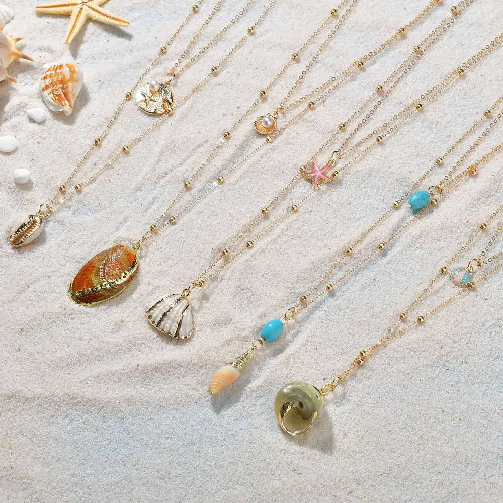 Shell Necklaces For Women Sea Shells Handmade Necklaces Pendants 2019 Charming Multilayers Star Choker Collar Jewelry Gifts
Shell Necklaces For Women Sea Shells Handmade Necklaces Pendants 2019 Charming Multilayers Star Choker Collar Jewelry Gifts