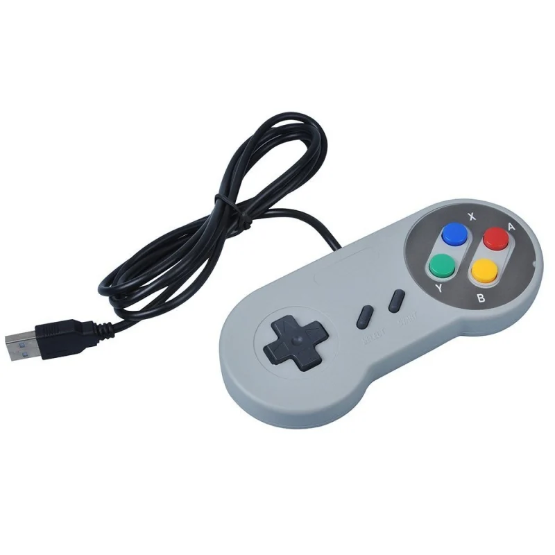 USB Controller Gaming Joystick white gray Gamepad Control for Nintendo SNES Game pad for Windows PC Computer
USB Controller Gaming Joystick white gray Gamepad Control for Nintendo SNES Game pad for Windows PC Computer
