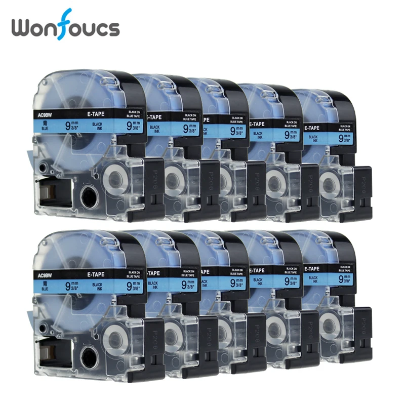 9mm Compatible Epson Kimji Label Tapes SC9BW LC-3LBP 10 Packs Strong Adhesive Printer Ribbons For LabelWorks LW500 LW700 SR230C
9mm Compatible Epson Kimji Label Tapes SC9BW LC-3LBP 10 Packs Strong Adhesive Printer Ribbons For LabelWorks LW500 LW700 SR230C