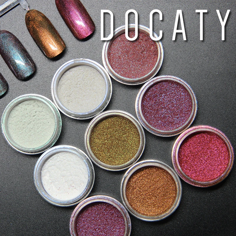 Docaty New on The New 9 Color Silver Nail Art Magic Mirror UV Gel Polish Powder Manicure Rub for Nails Glitter Tips Decoration
Docaty New on The New 9 Color Silver Nail Art Magic Mirror UV Gel Polish Powder Manicure Rub for Nails Glitter Tips Decoration