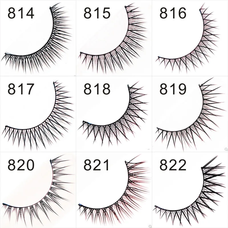 Eyelash Extension Size Chart