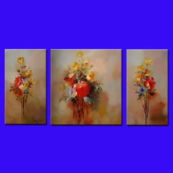 Hand Painted Abstract Oil Painting Flowers 3 Piece Wall Art Rose Home Decoration Wall Canvas Sets Free Shipping
Hand Painted Abstract Oil Painting Flowers 3 Piece Wall Art Rose Home Decoration Wall Canvas Sets Free Shipping