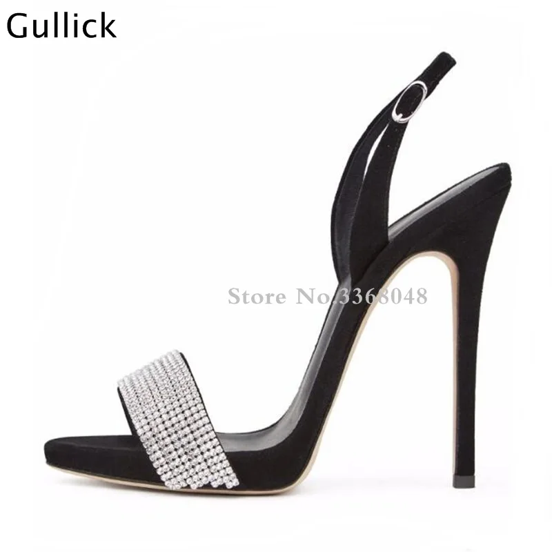 Bling Sliver Crystal Decor Peep Toe Woman Black Sliver Red Sandals Thin High Heels Buckle Strap Woman Wedding Dress Shoes
Bling Sliver Crystal Decor Peep Toe Woman Black Sliver Red Sandals Thin High Heels Buckle Strap Woman Wedding Dress Shoes