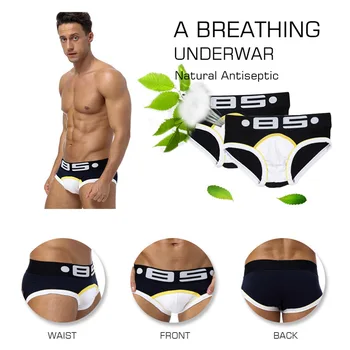 Men Underwear Briefs Solid Shorts Sexy Male Soft Cotton Underpants Breathable Men's Fashion Comfortable Soft Lingerie
Men Underwear Briefs Solid Shorts Sexy Male Soft Cotton Underpants Breathable Men's Fashion Comfortable Soft Lingerie