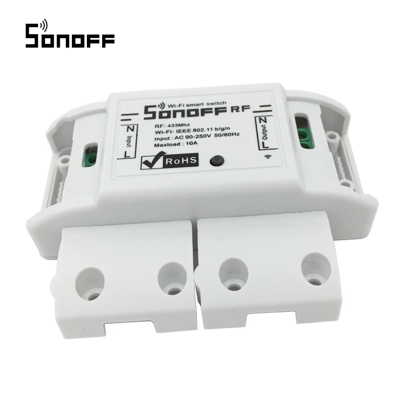 Sonoff RF Smart Remote Control Wifi light switch,RF 433MHz Remote Control Timing Set Smart Home Work With Alexa 220V/10A/2200w
Sonoff RF Smart Remote Control Wifi light switch,RF 433MHz Remote Control Timing Set Smart Home Work With Alexa 220V/10A/2200w
