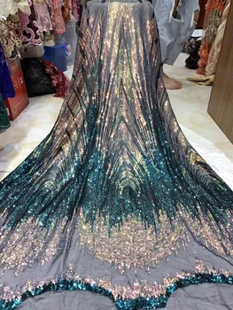 High Quality green African Lace Fabric Net 2019 French Lace Tulle With Sequin Nigerian Lace Fabric For Wedding Sewing
High Quality green African Lace Fabric Net 2019 French Lace Tulle With Sequin Nigerian Lace Fabric For Wedding Sewing