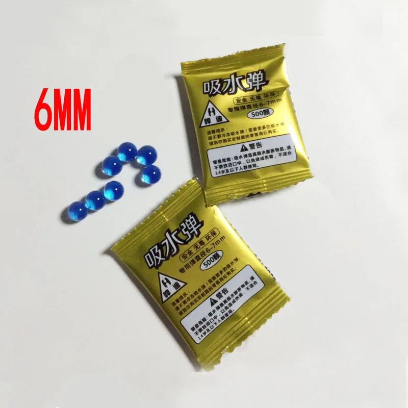 20 bags/set pistol gun bullet soft crystal bullet gun paintball grow water beads gun toys bullets for weapon 5000pcs total 6MM
20 bags/set pistol gun bullet soft crystal bullet gun paintball grow water beads gun toys bullets for weapon 5000pcs total 6MM