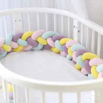 2.2 Meter Knot Newborn Crib Pad Protection Cot Bumpers Bedding Baby activity supplies / baby fence
2.2 Meter Knot Newborn Crib Pad Protection Cot Bumpers Bedding Baby activity supplies / baby fence