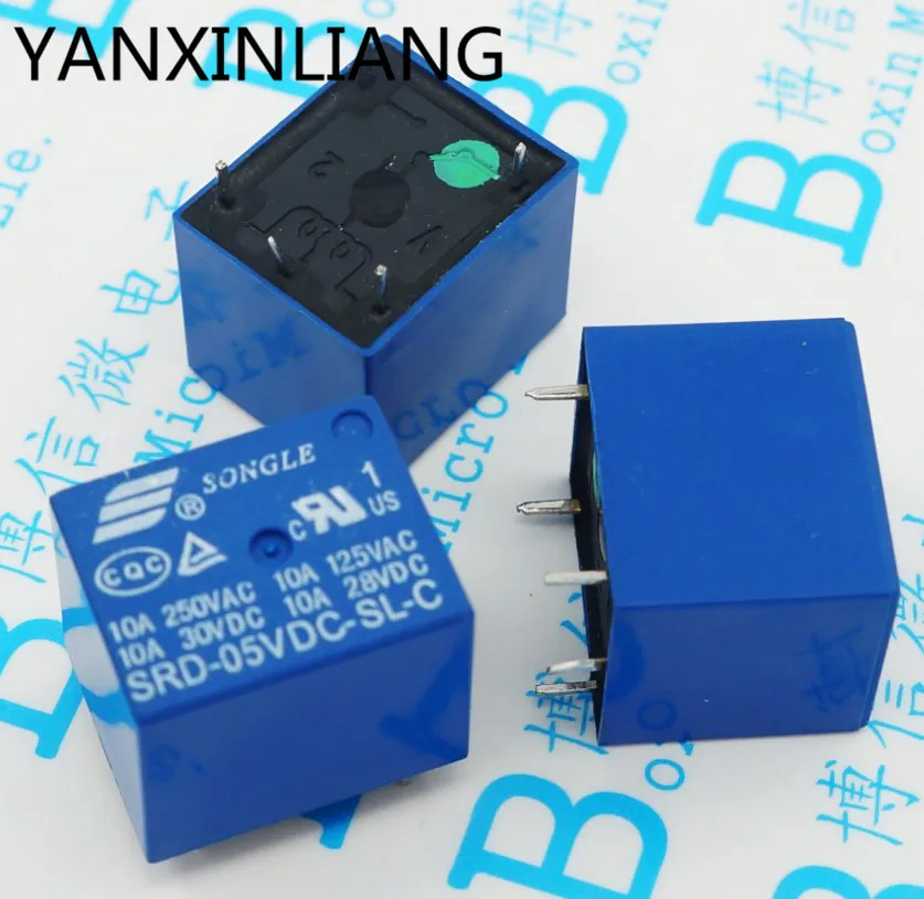 10PCS/lot 5V DC Power Relay SRD-05VDC-SL-C T73-5V SRD-5VDC-SL-C 5Pin PCB Type In stock
10PCS/lot 5V DC Power Relay SRD-05VDC-SL-C T73-5V SRD-5VDC-SL-C 5Pin PCB Type In stock