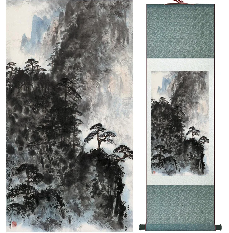 landscape painting Home Office Decoration Chinese scroll painting mountain and River paintingPrinted painting050502
landscape painting Home Office Decoration Chinese scroll painting mountain and River paintingPrinted painting050502