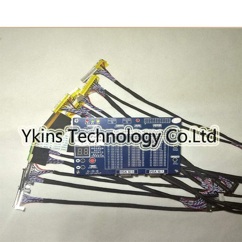 Free Shipping LED LCD Test Tool for TV Notebook Repair Screen Resolution Support 7-84" + 14pcs Different LVDS Test Cables
Free Shipping LED LCD Test Tool for TV Notebook Repair Screen Resolution Support 7-84" + 14pcs Different LVDS Test Cables