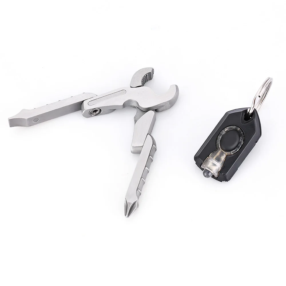 Multifunctional outdoor explosive disassembly multi-purpose clamp with LED lamp and key ring
Multifunctional outdoor explosive disassembly multi-purpose clamp with LED lamp and key ring