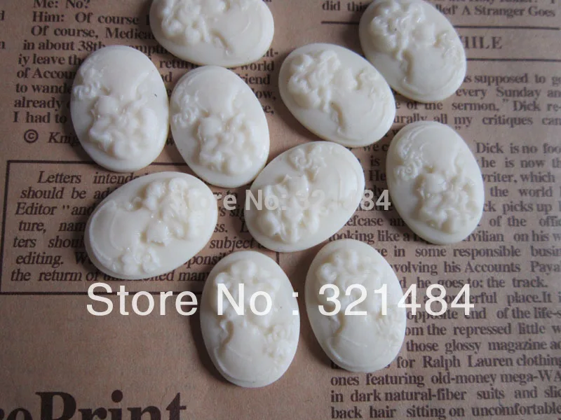 Ivory 18x25mm vintage resin flat back beads lady cameo oval cabochon for bezel blank jewelry making FLC031
Ivory 18x25mm vintage resin flat back beads lady cameo oval cabochon for bezel blank jewelry making FLC031