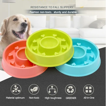 Slow Feed Dog Bowl Anti Chocking Pet Feeder Fun Interactive Stop Bloat Feeding Watering Bowls For Small Dogs Cats 
Slow Feed Dog Bowl Anti Chocking Pet Feeder Fun Interactive Stop Bloat Feeding Watering Bowls For Small Dogs Cats