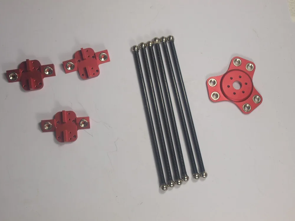 Reprap Delta Rostock mini Kossel 3d printer aluminum magnetic effector carriage 300mm carbon Diagonal push rods full kit
Reprap Delta Rostock mini Kossel 3d printer aluminum magnetic effector carriage 300mm carbon Diagonal push rods full kit
