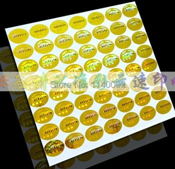 Customized Laser Hologram Label Laser Anti-counterfeiting Label Adhesive Sticker Printed tags Gold or Silver Material
Customized Laser Hologram Label Laser Anti-counterfeiting Label Adhesive Sticker Printed tags Gold or Silver Material
