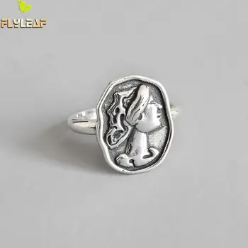 Flyleaf 925 Sterling Silver Retro Portrait Open Rings For Women INS Style Lady Vintage jewelry
Flyleaf 925 Sterling Silver Retro Portrait Open Rings For Women INS Style Lady Vintage jewelry