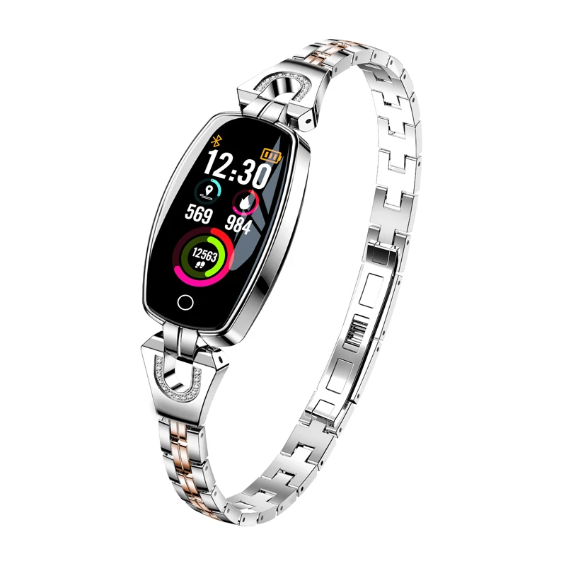 Smart Bracelet Watch Fashion Heart Rate Blood Pressure Watch Pedometer Waterproof Fitness Activity Tracker Bracelet for Women
Smart Bracelet Watch Fashion Heart Rate Blood Pressure Watch Pedometer Waterproof Fitness Activity Tracker Bracelet for Women