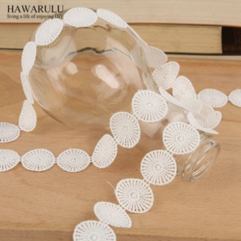 50yard white lace fabric ribbon wedding festival gift trim babyshower home decoration hollow milk silk water-soluble embroidery
50yard white lace fabric ribbon wedding festival gift trim babyshower home decoration hollow milk silk water-soluble embroidery