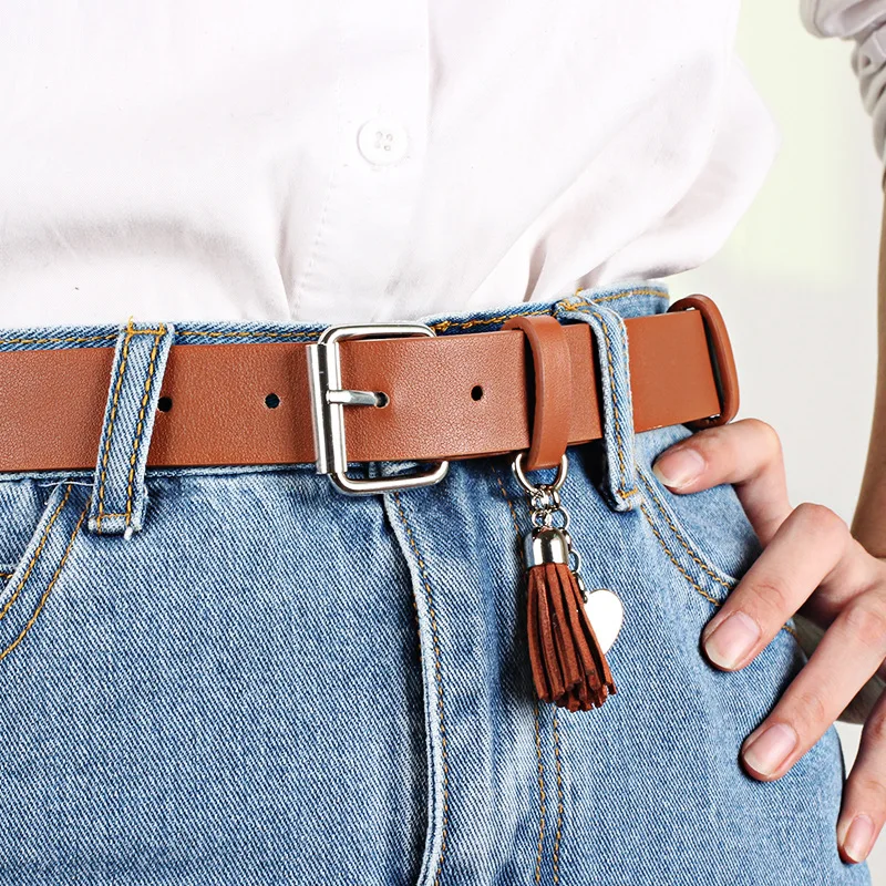 PU Leather Belt for Women Jeans Belt Tassel Fringe Chain Design Casual Female Vintage Square Metal Buckle Waist Feminine Belts
PU Leather Belt for Women Jeans Belt Tassel Fringe Chain Design Casual Female Vintage Square Metal Buckle Waist Feminine Belts