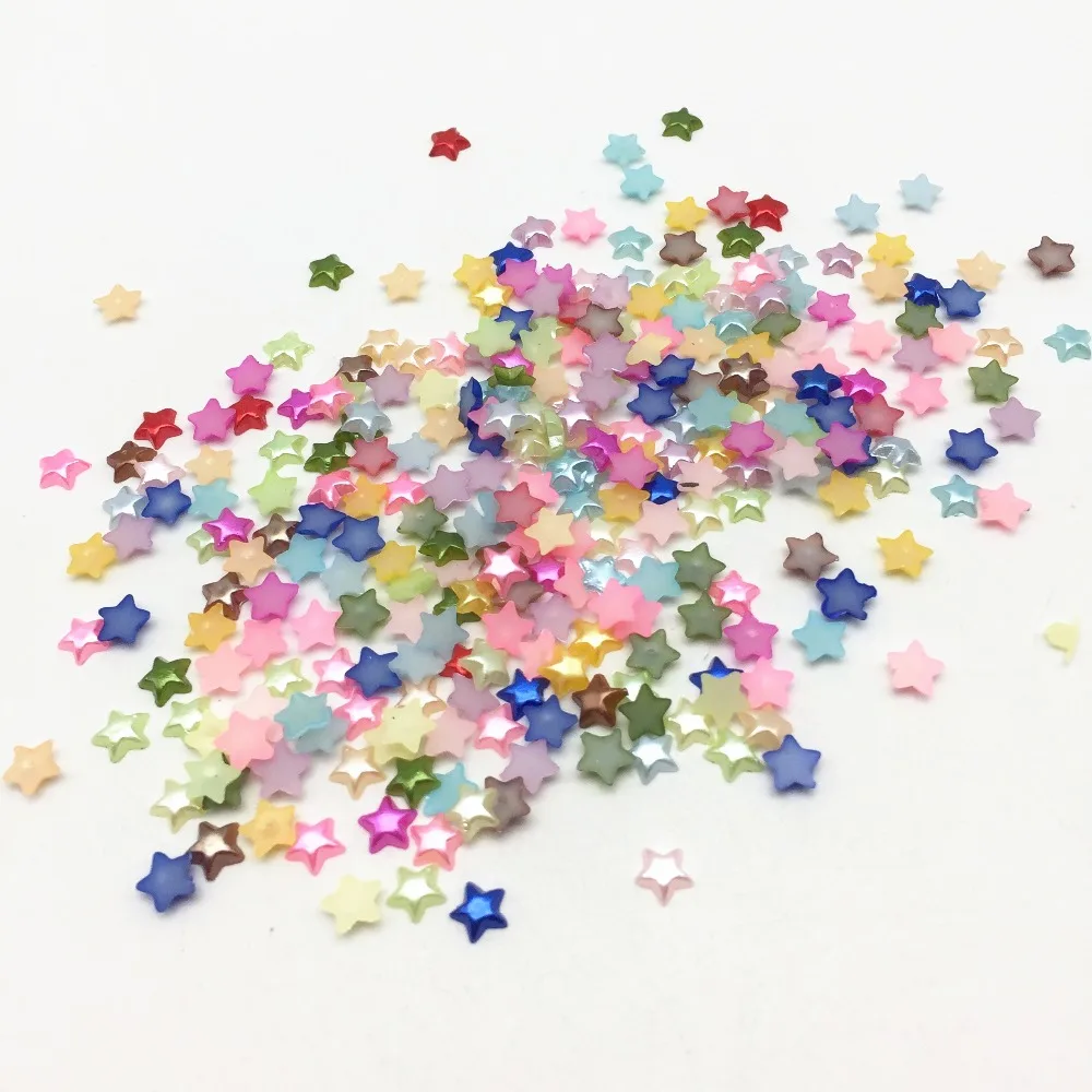 100pcs 6mm Mixed Tiny Star Pearls Flatbacks Embellishments DIY Nails Decorations Scrapbooking Christmas Crafts Cardmaking
100pcs 6mm Mixed Tiny Star Pearls Flatbacks Embellishments DIY Nails Decorations Scrapbooking Christmas Crafts Cardmaking