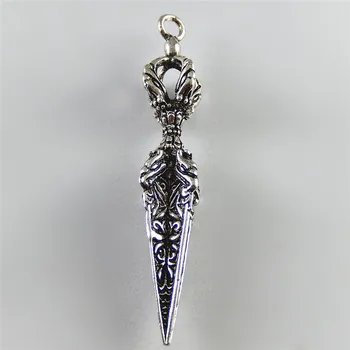 5pieces Vintage Silver Plated Sward Man Necklace Pendant Punk Phone Hanger Bracelet Charms 69*10mm Jewelry Handmade Crafts 52146
5pieces Vintage Silver Plated Sward Man Necklace Pendant Punk Phone Hanger Bracelet Charms 69*10mm Jewelry Handmade Crafts 52146