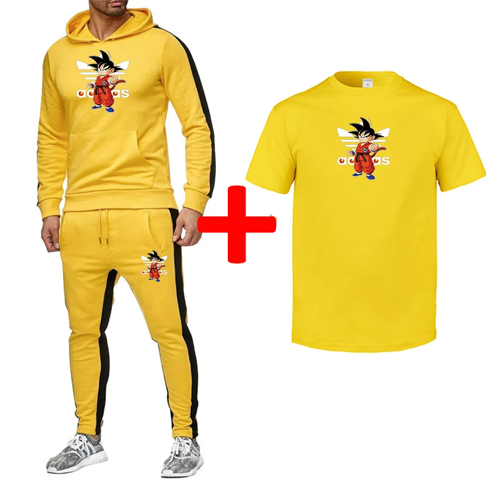 Dragon Ball Z Goku Tracksuit Fashion Men/Women Anime Funny Sportswear Dragonball T shirt+Hoodie+Joggers Pants Sporting Suit
Dragon Ball Z Goku Tracksuit Fashion Men/Women Anime Funny Sportswear Dragonball T shirt+Hoodie+Joggers Pants Sporting Suit
