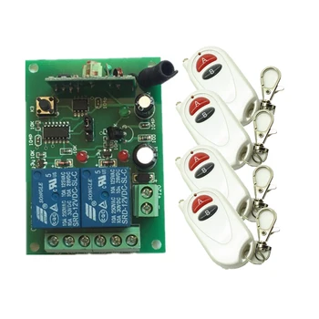 315/433MHz DC 12V 2CH RF Wireless Remote Control Switch System Receiver + 2-Button Transmitters For Appliance Gate Garage Door
315/433MHz DC 12V 2CH RF Wireless Remote Control Switch System Receiver + 2-Button Transmitters For Appliance Gate Garage Door