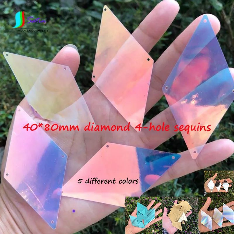 Weight 500G 4*8cm Diamond Shape Loose Large Sequin,Clothes,Craft Decorate Accessory Gold,Silver,Blue Big Diamond Sequin S0881L
Weight 500G 4*8cm Diamond Shape Loose Large Sequin,Clothes,Craft Decorate Accessory Gold,Silver,Blue Big Diamond Sequin S0881L