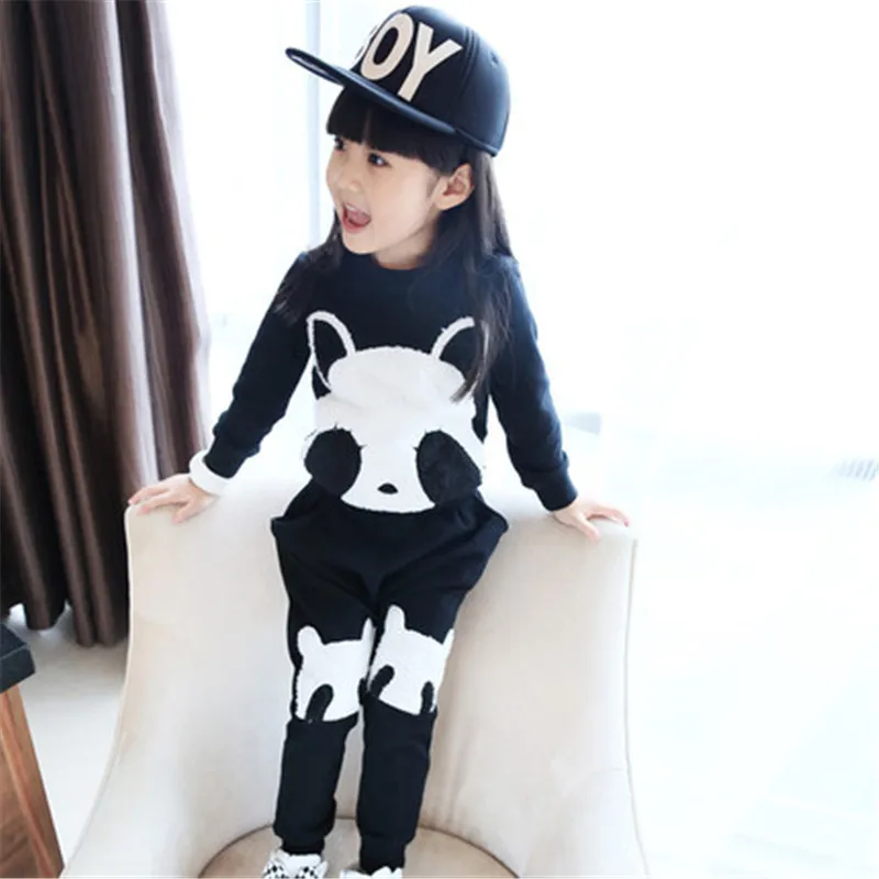 2017 Autumn Girls Clothes Panda Pattern Sport Suit for Christmas Roupas Infantis Menino Kids Clothing Sets Age 12M 10 Years Old
2017 Autumn Girls Clothes Panda Pattern Sport Suit for Christmas Roupas Infantis Menino Kids Clothing Sets Age 12M 10 Years Old