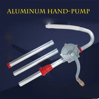 Aluminum hand-pump for gasoline and diesel oil