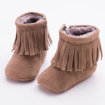 New Tassel Toddler snow shoes fleece soft sole booties winter Warm baby moccasins wool newborn girl boots sneakersDrop shopping
New Tassel Toddler snow shoes fleece soft sole booties winter Warm baby moccasins wool newborn girl boots sneakersDrop shopping