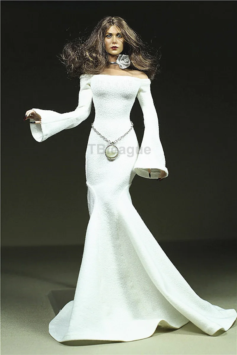 Custom 1/6 Scale White Rose Long Dress Double-sleeved dragging skirt for 12inch Action Figure Phicen JIAOUL Collections Toy
Custom 1/6 Scale White Rose Long Dress Double-sleeved dragging skirt for 12inch Action Figure Phicen JIAOUL Collections Toy