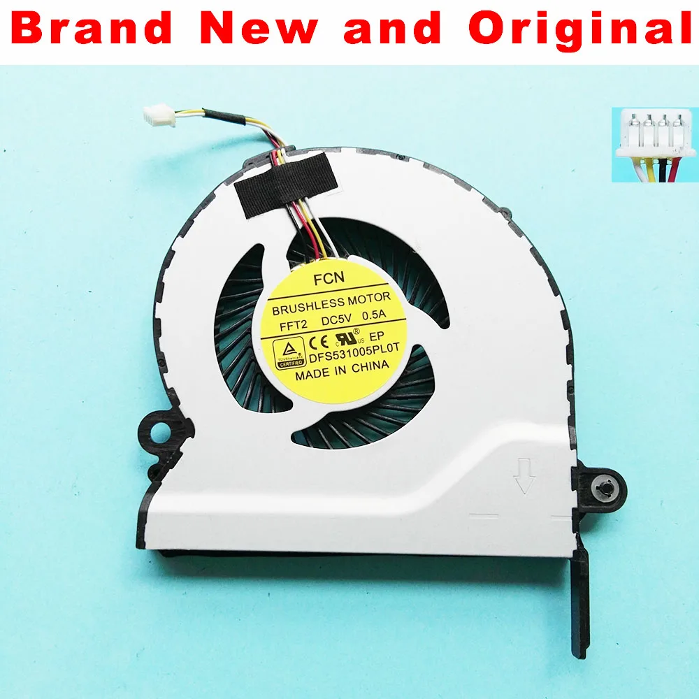 New Original cpu fan for Acer aspire E5-731 E5-731G E5-771 E5-771g cpu cooling fan cooler DFS531005PL0T FFT2 EF75070S1-C160-S99
New Original cpu fan for Acer aspire E5-731 E5-731G E5-771 E5-771g cpu cooling fan cooler DFS531005PL0T FFT2 EF75070S1-C160-S99