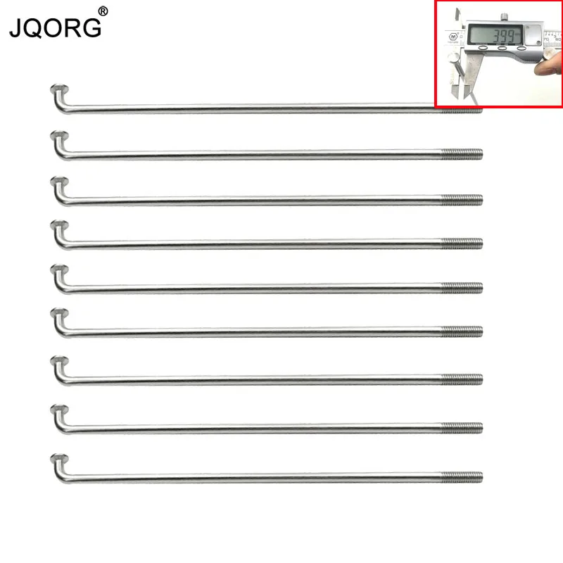 JQORG 72 Pieces A Lot Diameter 4.0 mm 304 Stainless Steel Material J-BEND Motorcycle Spokes
JQORG 72 Pieces A Lot Diameter 4.0 mm 304 Stainless Steel Material J-BEND Motorcycle Spokes
