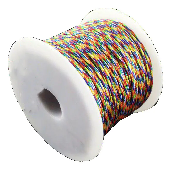 2.2mm+Folk Braid Braided Nylon Cord+Jewelry Accessories Thread Macrame Rope Shamballa Bracelet Beading String 50M/Roll
2.2mm+Folk Braid Braided Nylon Cord+Jewelry Accessories Thread Macrame Rope Shamballa Bracelet Beading String 50M/Roll