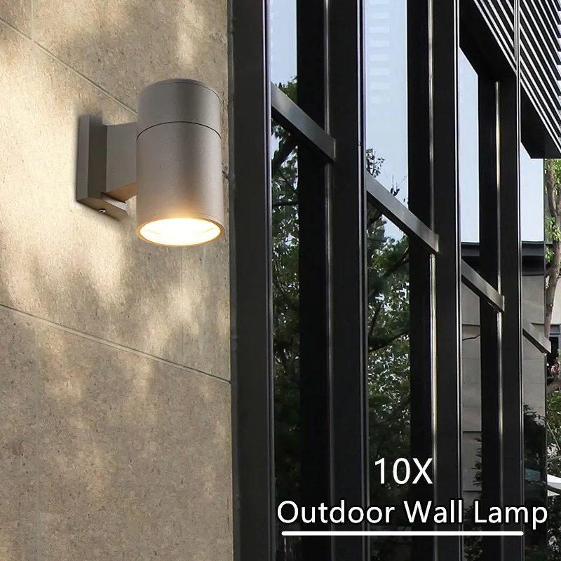 10Pcs/lot LED outdoor wall lamp LED Wall Light Single Head Waterproof IP65 3w 6w 12w 18w AC 85-265V Wall Lamp Porch Lights
10Pcs/lot LED outdoor wall lamp LED Wall Light Single Head Waterproof IP65 3w 6w 12w 18w AC 85-265V Wall Lamp Porch Lights