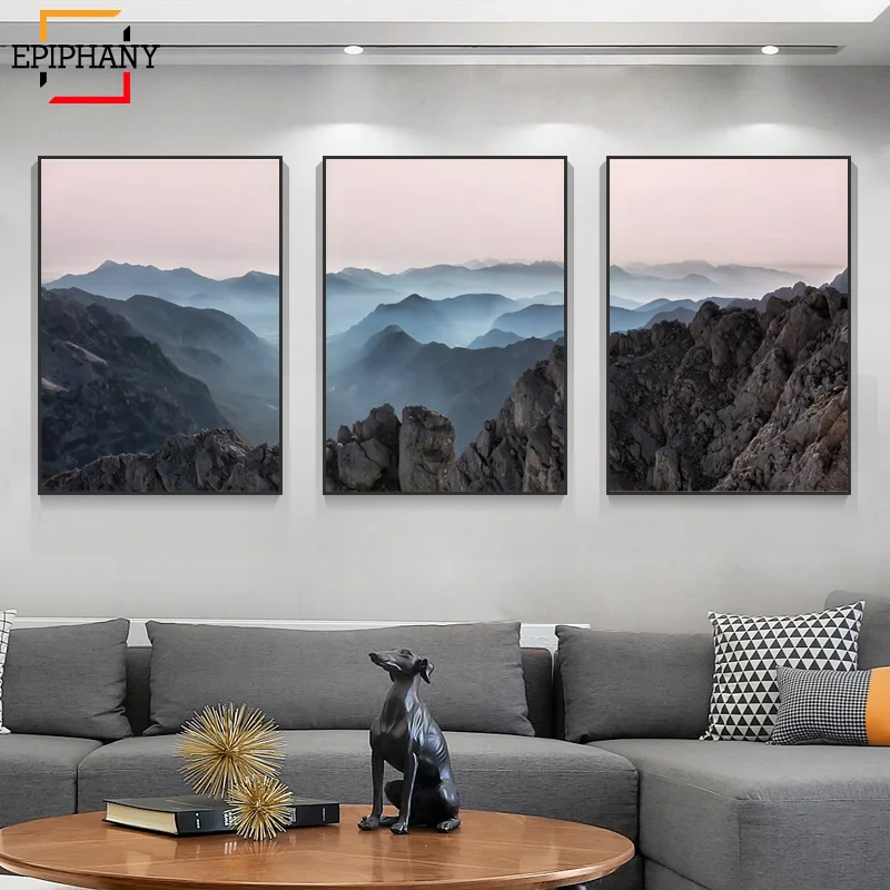 Modern Mountain Prints Wall Art Nature Landscape Canvas Paintings Scandinavian Painting Picture for Living Room Home Decor
Modern Mountain Prints Wall Art Nature Landscape Canvas Paintings Scandinavian Painting Picture for Living Room Home Decor