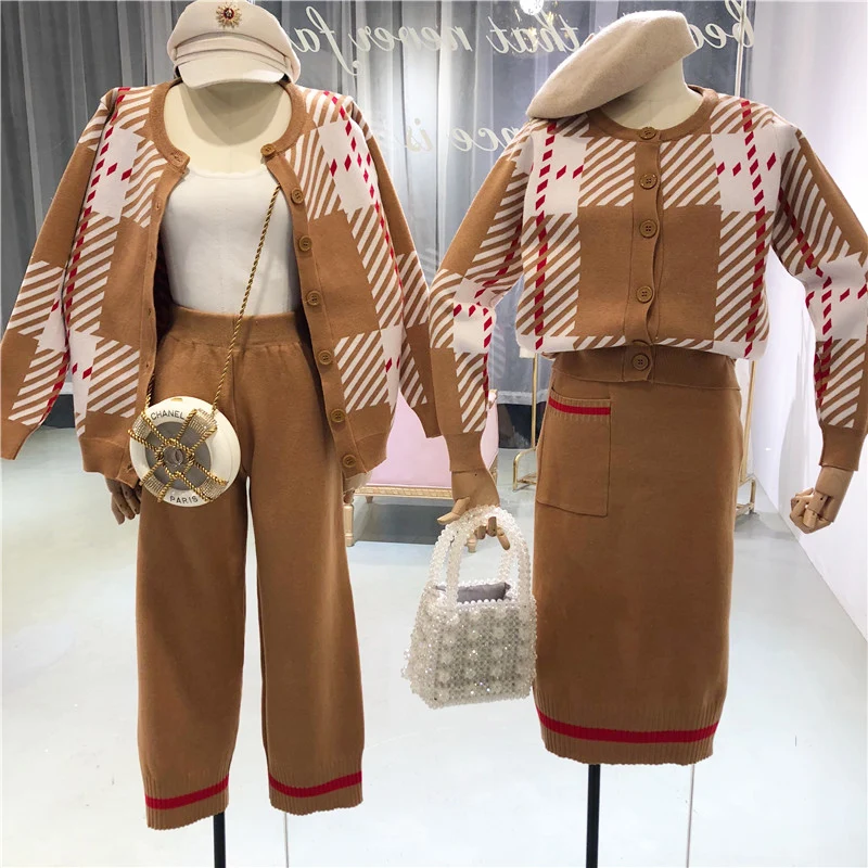 Amolapha Women Knitted Striped Cardigans+Pants 2PCS Clothing Sets Knit Cardigan+Skirts Clothes Suits
Amolapha Women Knitted Striped Cardigans+Pants 2PCS Clothing Sets Knit Cardigan+Skirts Clothes Suits