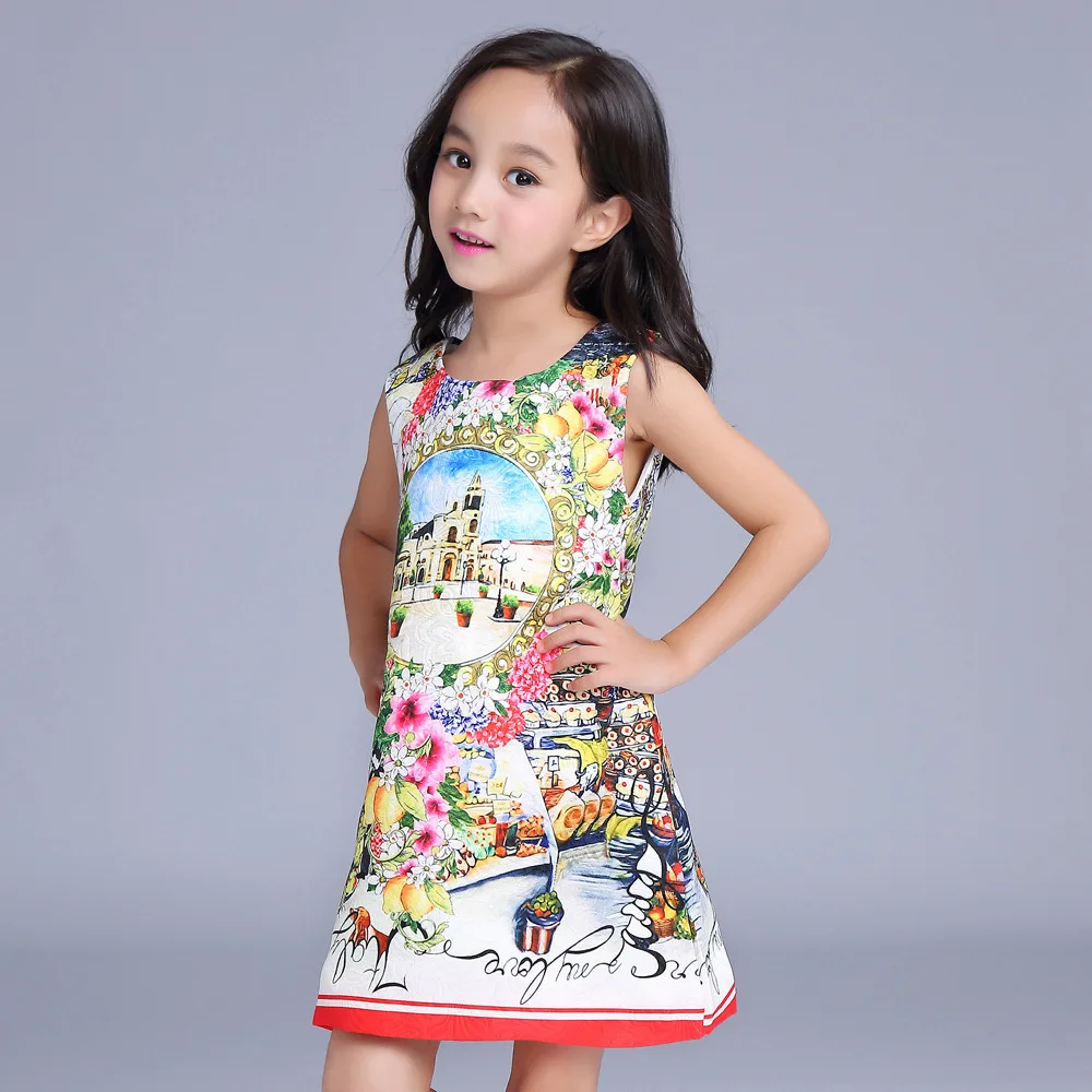 Kids Dresses Baby Girl Dress Spring For Girls Costumes New Brand Designer Princess Dress Floral Print Cotton Kids Clothes 4-10Y
Kids Dresses Baby Girl Dress Spring For Girls Costumes New Brand Designer Princess Dress Floral Print Cotton Kids Clothes 4-10Y
