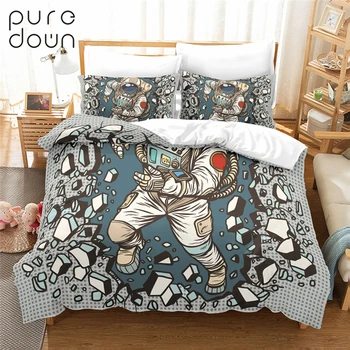 Puredown Reactive Printing Duvet Cover Set 100% Polyester Without Sheet Duvet Bedding Set nevresim takimlari New Home Queen Size
Puredown Reactive Printing Duvet Cover Set 100% Polyester Without Sheet Duvet Bedding Set nevresim takimlari New Home Queen Size